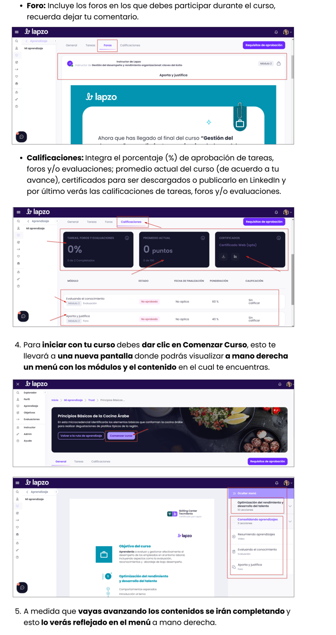 Aprendizaje - Toma Cursos 3