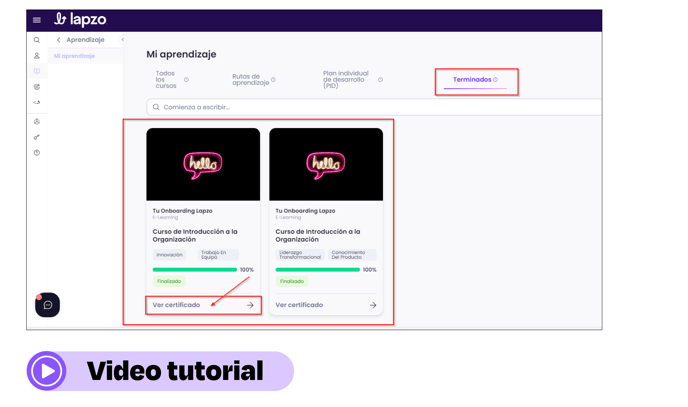 Aprendizaje - Toma Cursos 5
