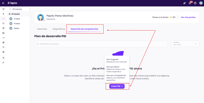 ❓Cómo crear un PID para alguien de mi equipo_2
