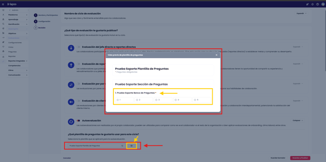 Porque no me deja eliminar un Banco de Preguntas en el módulo de evaluaciones_5