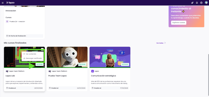 Descargar certificado