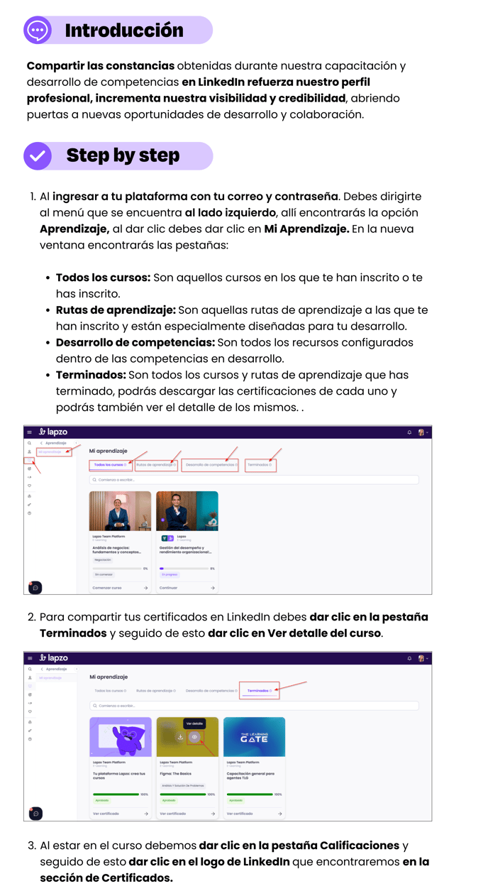 Compartir certi en Linkedin 1