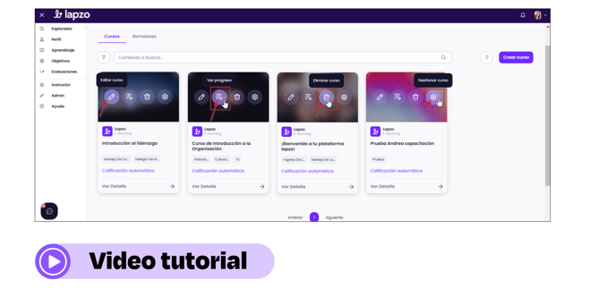 Creación de cursos 7