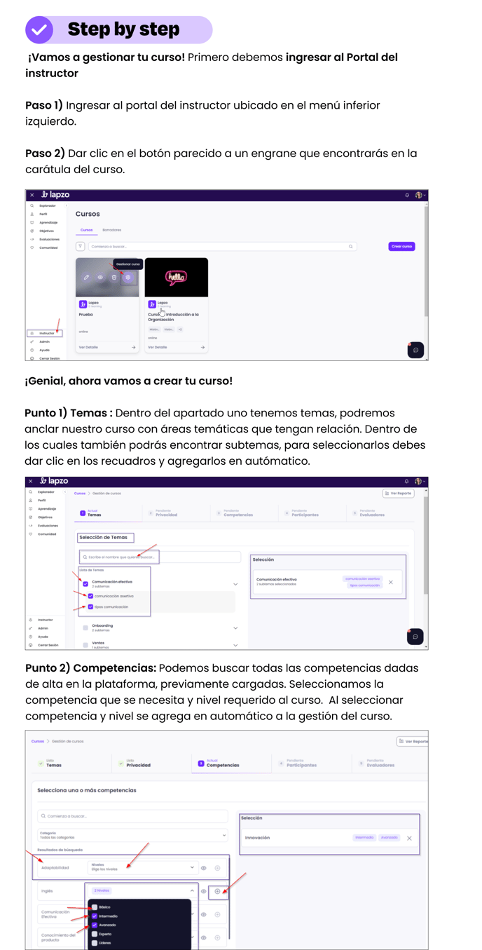 Gestión de cursos - Mis Cursos-1