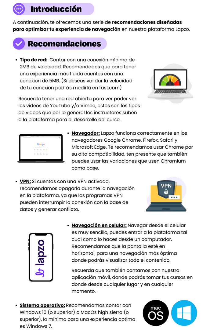Recomendaciones